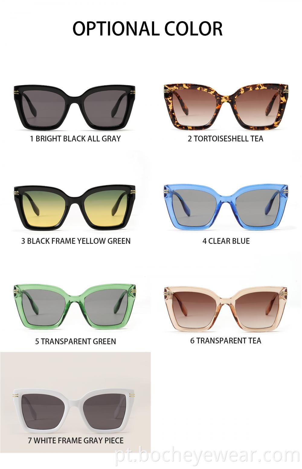 Hot Selling Handmade Wholesale sunglasses PC frame fashion custom logo